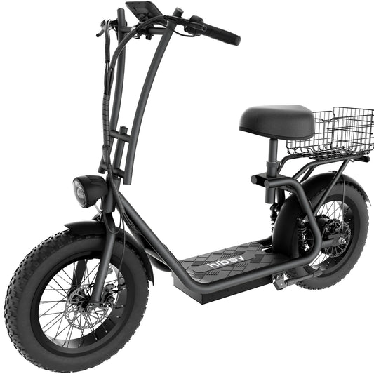 Hiboy U2 Pro Fat Tire Electric Scooter with Seat – 750W Motor, 48V 13Ah Battery, 16×4" Tires