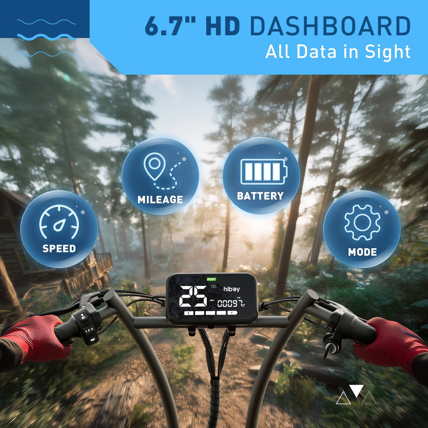 Hiboy U2 Pro Fat Tire Electric Scooter with Seat – 750W Motor, 48V 13Ah Battery, 16×4" Tires