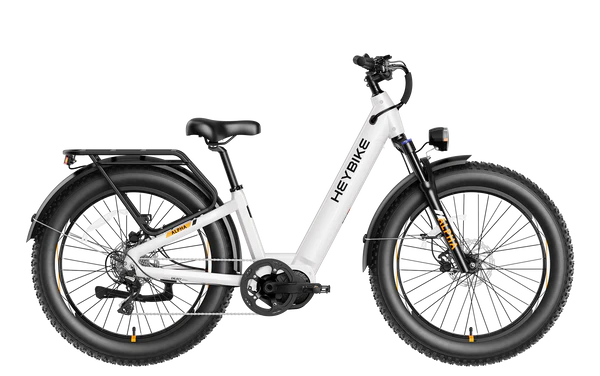 Heybike ALPHA – Powerful 500W Mid-Drive Fat Tire Electric Bike (UL Certified)
