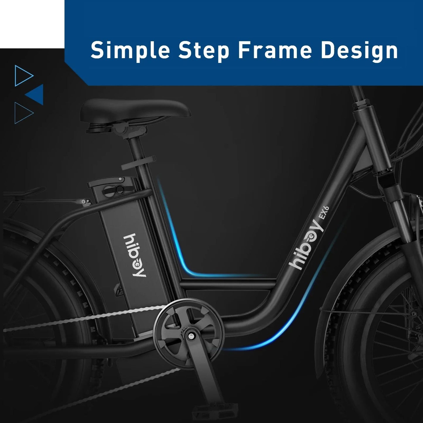 Hiboy EX6 Step - thru - E - Bike QC